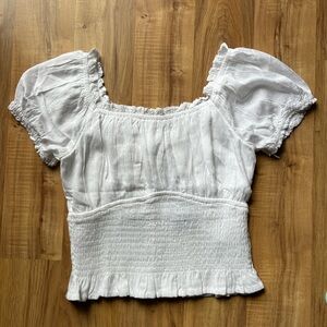 NWT Hollister white blouse
